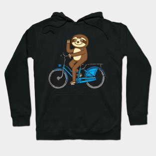 Sloth bicycle Hoodie